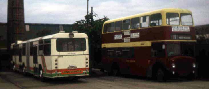 Hillingdon Show Shuttle bus MAN SG192R 684-Z-7766 and Red Rover AEC Renown Weymann